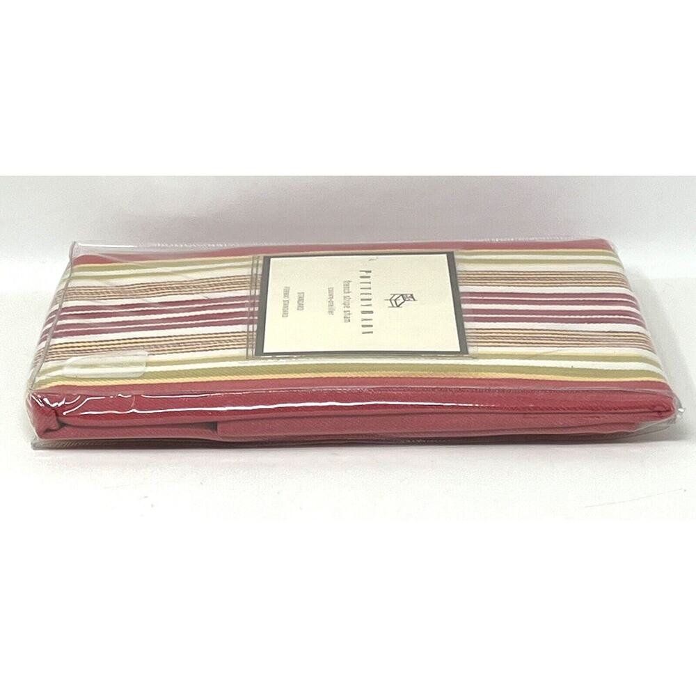 Pottery Barn French Stripe Red Multi Standard Sham COTTON TWILL New In Package - Picture 4 of 8